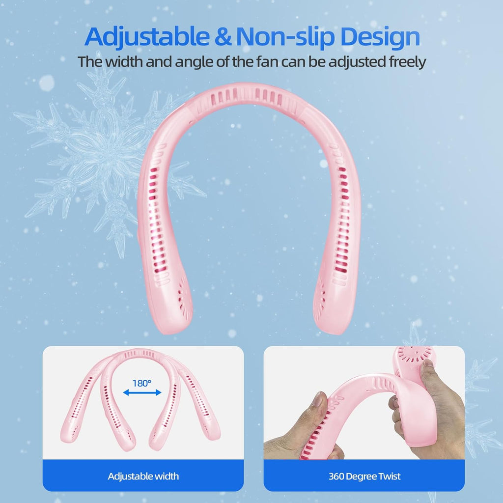 NeckBreeze™️- מאוורר צוואר נייד לקירור מרענן ונוחות בכל מקום