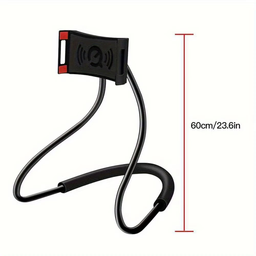 Lazy Hanging Neck Phone Stand Holder Rotatable Mobile Phone Stand Necklace Bracket Bed 360 Degree Phone Holder for Smartphones